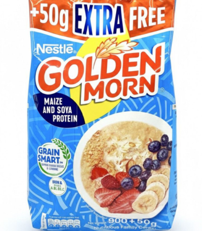 Golden Morn maize cereal for Nigerian breakfast and family meals