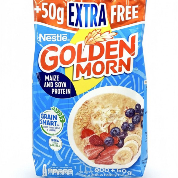 Golden Morn maize cereal for Nigerian breakfast and family meals