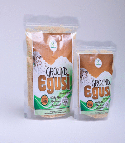 Premium ground egusi melon seeds – Nigerian soup thickener for egusi soup and stews.
