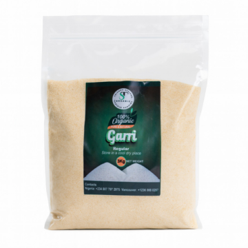 Ijebu white garri cassava flakes for Nigerian eba and soaking