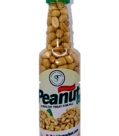 Bottle of roasted peanuts from TStride Market