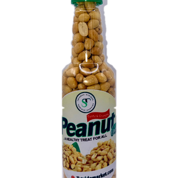 Bottle of roasted peanuts from TStride Market